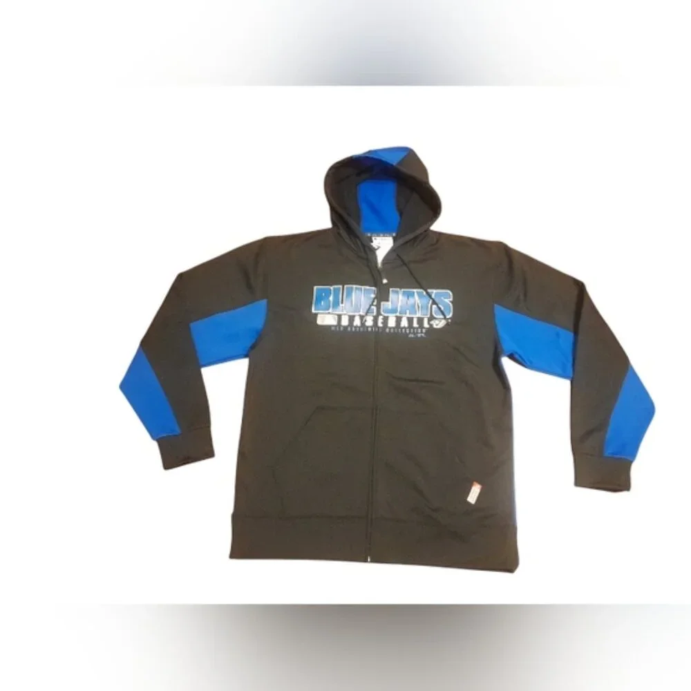Majestic - Toronto Blue Jays Hoodie Large -NWT - Picture 2 of 14